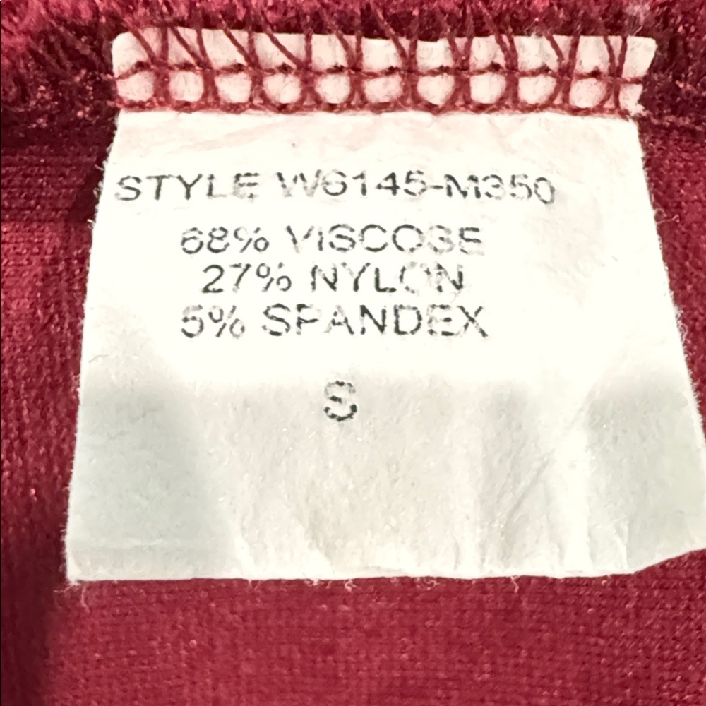 Loveappella Rich Burgundy Midi Dress - Picture 4 of 4